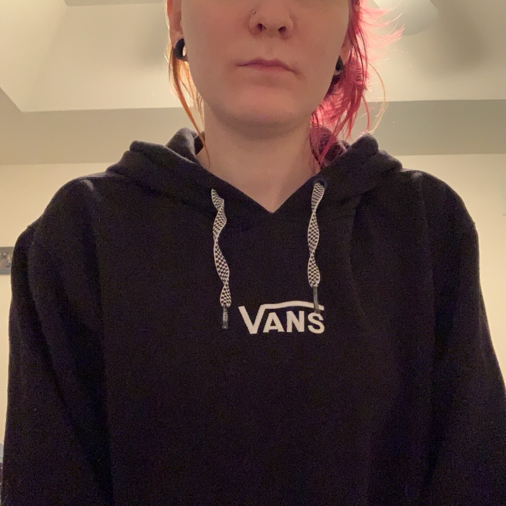 Vans black “off the wall” hoodie